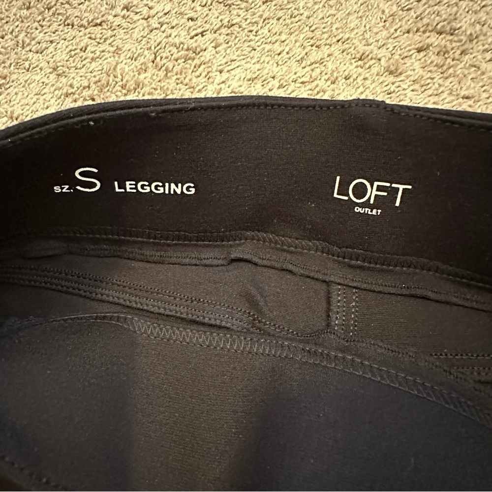 LOFT Classic Black Leggings